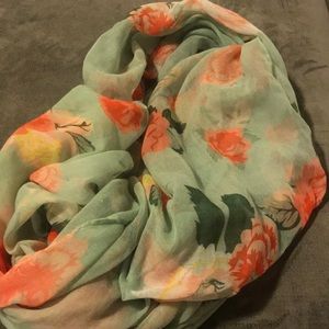 Floral infinite scarf